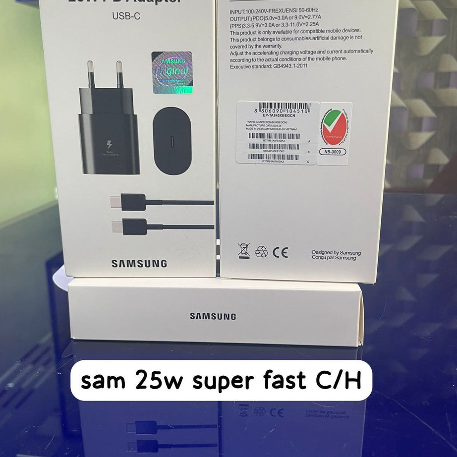 Samsung 25W Super Fast Charger Type-C EU - Oshi.pk - Buy & Sell Online