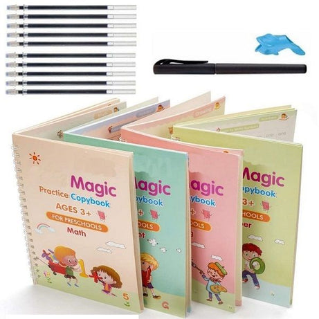 Sank Magic Book 4 Book 10 Refill 1 Pen 1 Grip) Practice Copybook - Oshi.pk - Buy & Sell Online