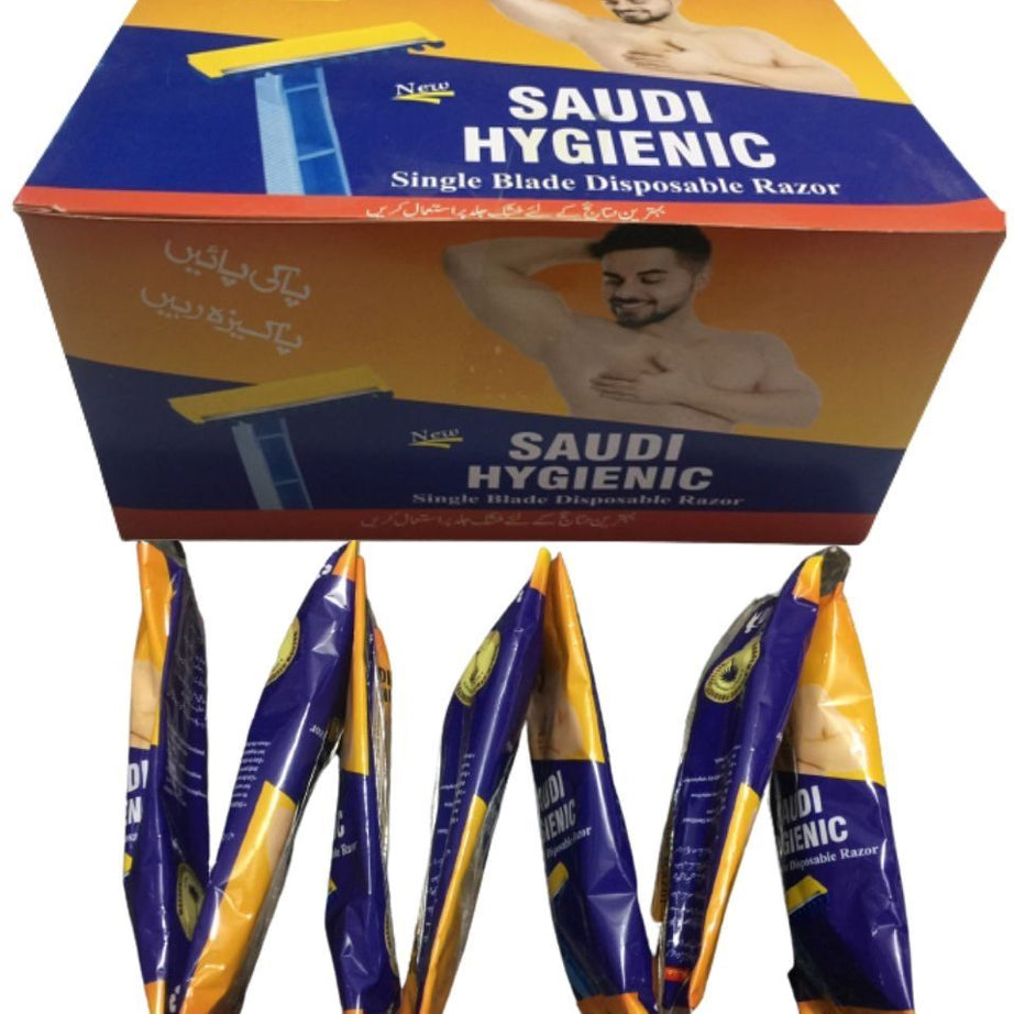 Saudi Hygienic Razor with Comb PACK OF 6