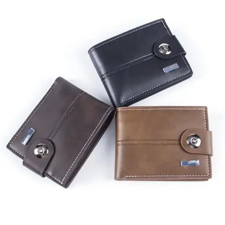 Savfox Men PU Leather Smart Bifold Card Holders Wallet for Men's - Oshi.pk - Buy & Sell Online