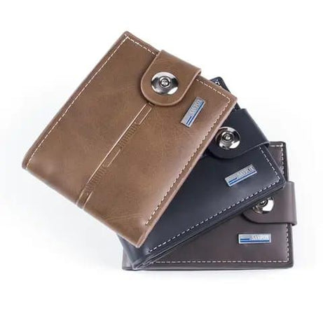 Savfox Men PU Leather Smart Bifold Card Holders Wallet for Men's - Oshi.pk - Buy & Sell Online
