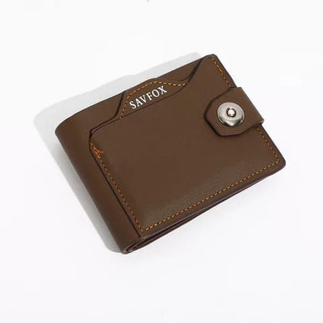 Savfox Outlet Pocket Card Holder Fashionable Pu Leather Wallet for Men (BK & Sons) - Oshi.pk - Buy & Sell Online