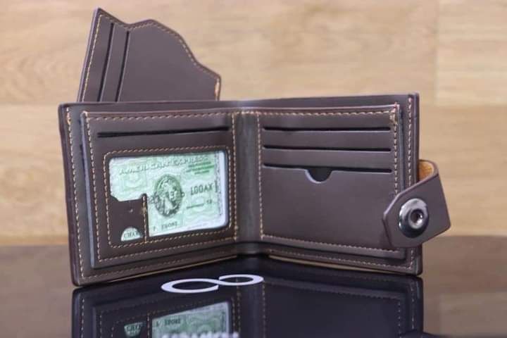 Savfox Outlet Pocket Card Holder Fashionable Pu Leather Wallet for Men (BK & Sons) - Oshi.pk - Buy & Sell Online