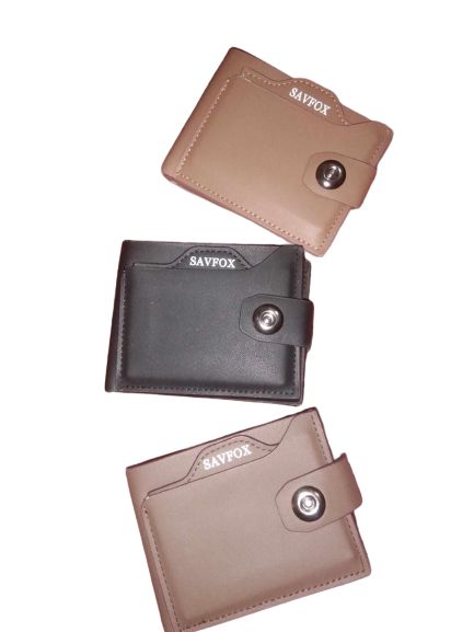 Savfox Outlet Pocket Card Holder Fashionable Pu Leather Wallet for Men (BK & Sons) - Oshi.pk - Buy & Sell Online