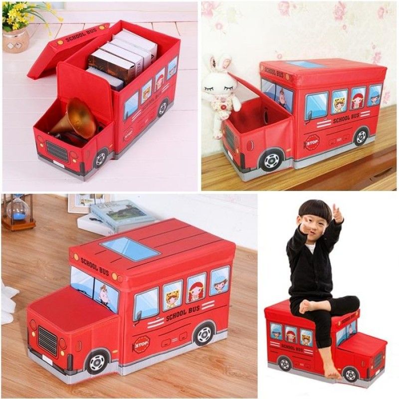 School Bus Toys Storage Box - Oshi.pk - Buy & Sell Online