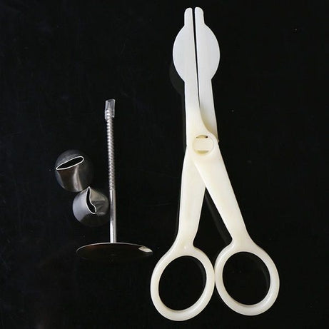Scissor Flower Nail With 2 Icing Nozzles Steel - Oshi.pk - Buy & Sell Online