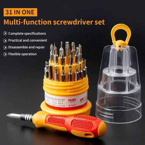 Screwdriver Set, Steel 31 in 1 with 30 Screwdriver Bits, Professional Magnetic Driver Set - Oshi.pk - Buy & Sell Online