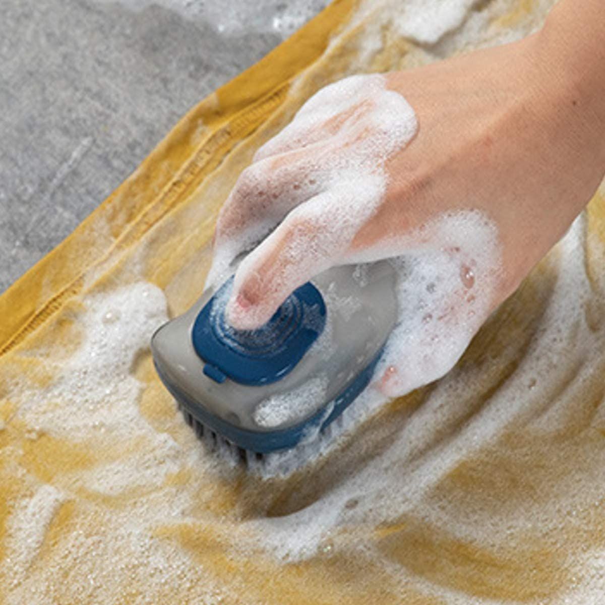 Scrub Brush, Quality Soft Laundry Clothes Shoes Pot Washing Scrubbing Brush, Automatic Liquid Addition, Easy to Grip Household Cleaning Brushes (Multi - Oshi.pk - Buy & Sell Online