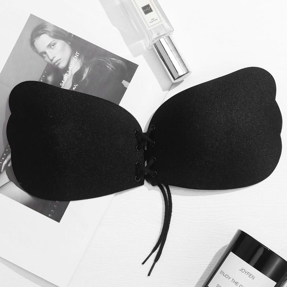 Seamless Wireless Adhesive Stick Strapless Push Up Bra