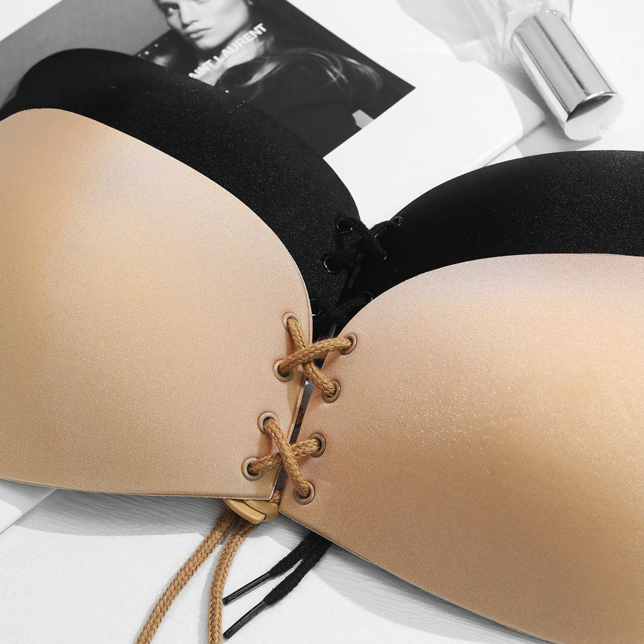 Seamless Wireless Adhesive Stick Strapless Push Up Bra - Oshi.pk - Buy & Sell Online