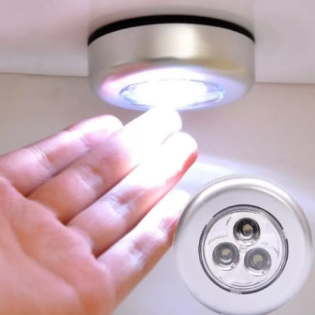 Self Adhesive LED Under Cabinet Light Battery Powered Wireless Closet Light - Oshi.pk - Buy & Sell Online