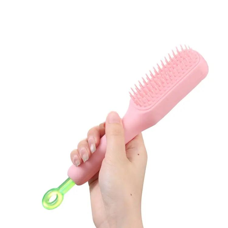 Self-Cleaning Anti-Static Massage Comb, Retractable Cleaning Hair Comb, Massage Hairbrush for Women, Cleaning Hair Brush for Effortless Hair Removal a - Oshi.pk - Buy & Sell Online