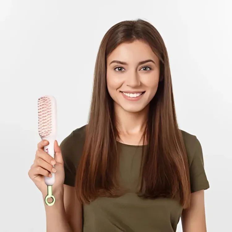 Self-Cleaning Anti-Static Massage Comb, Retractable Cleaning Hair Comb, Massage Hairbrush for Women, Cleaning Hair Brush for Effortless Hair Removal a - Oshi.pk - Buy & Sell Online