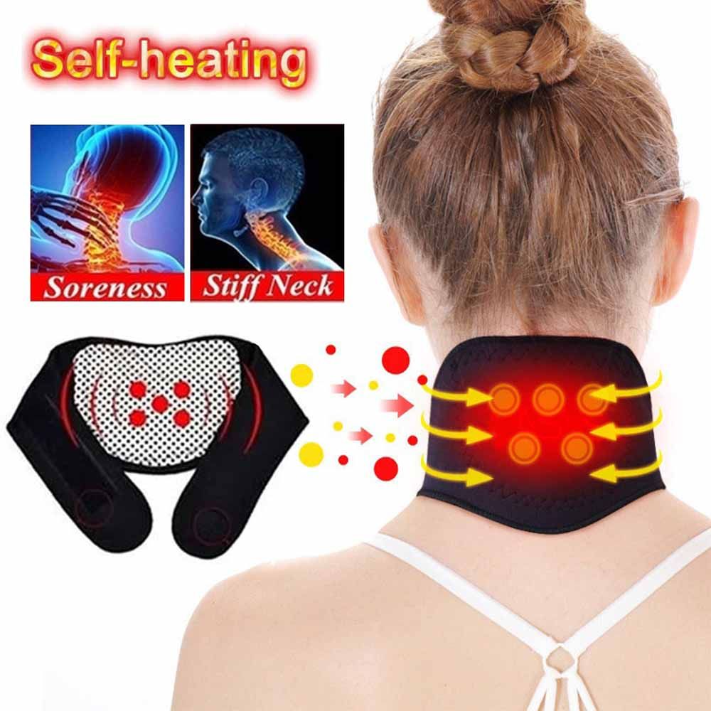 Self Heating Neck Guard Band | Health Care Massage | Pain Relief | Best Quality Product - Oshi.pk - Buy & Sell Online