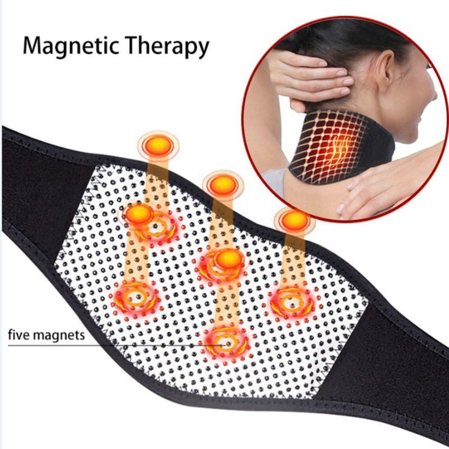 Self Heating Neck Guard Band | Health Care Massage | Pain Relief | Best Quality Product - Oshi.pk - Buy & Sell Online