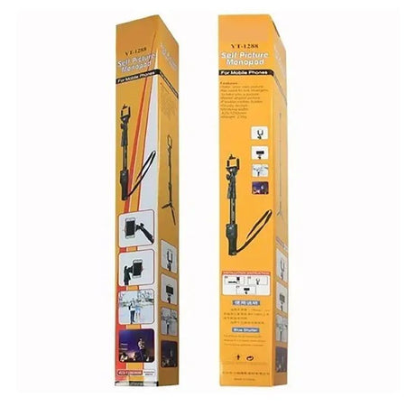 Self Picture Monopod Selfie Stick Original Wireless Selfie Stick Tripod R1S WITH LIGHT Tripod Bluetooth Shutter Selfie Light - Oshi.pk - Buy & Sell Online