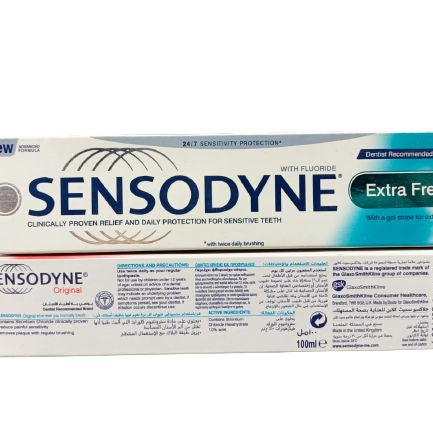 SENSODYNE EXTRA FRESH TOOTHPASTE 100ML - MADE IN UK