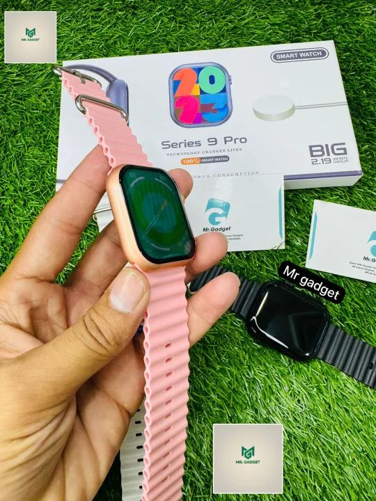 Series 9 Pro Smart Watch Men Women Series 9 Bluetooth Call NFC Wireless Charging Smartwatch - Oshi.pk - Buy & Sell Online