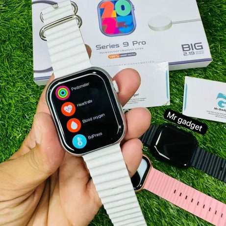Series 9 Pro Smart Watch Men Women Series 9 Bluetooth Call NFC Wireless Charging Smartwatch - Oshi.pk - Buy & Sell Online