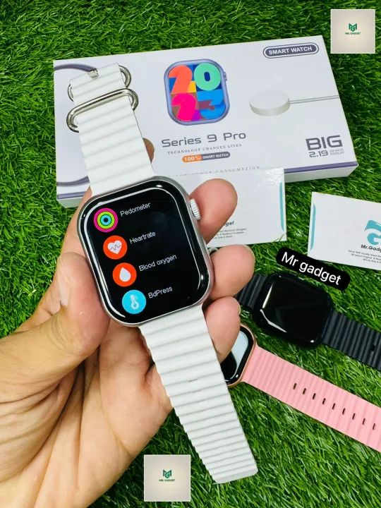 Series 9 Pro Smart Watch Men Women Series 9 Bluetooth Call NFC Wireless Charging Smartwatch - Oshi.pk - Buy & Sell Online