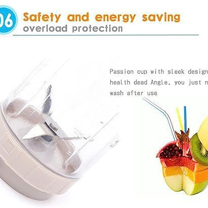 Shake N Take Juice Machine Multifunctional Mini Electricity Juicer Squeezers Portable Pocket Sports Bottle Blender - Oshi.pk - Buy & Sell Online