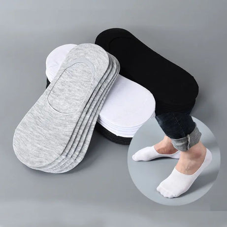 Shallow Mouth 3-pairs Solid Invisible Ankle Socks - Oshi.pk - Buy & Sell Online