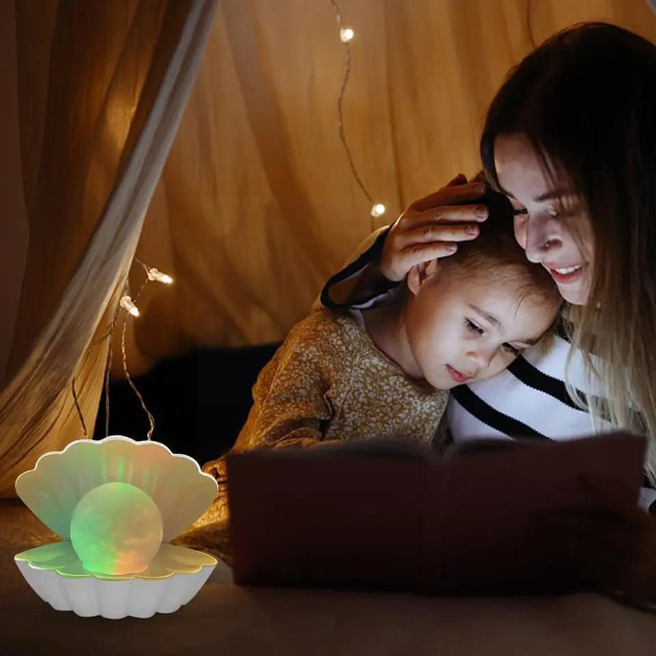 Shell Pearl Lamp LED Night Light Wall Lamp Corridor Decor Home Bedroom Light Lamp - Oshi.pk - Buy & Sell Online
