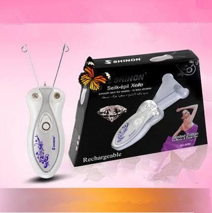 Shinon Rechargeable Epilator Hair Remover Threading Machine For Women