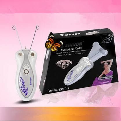 Shinon Rechargeable Epilator Hair Remover Threading Machine For Women - Oshi.pk - Buy & Sell Online