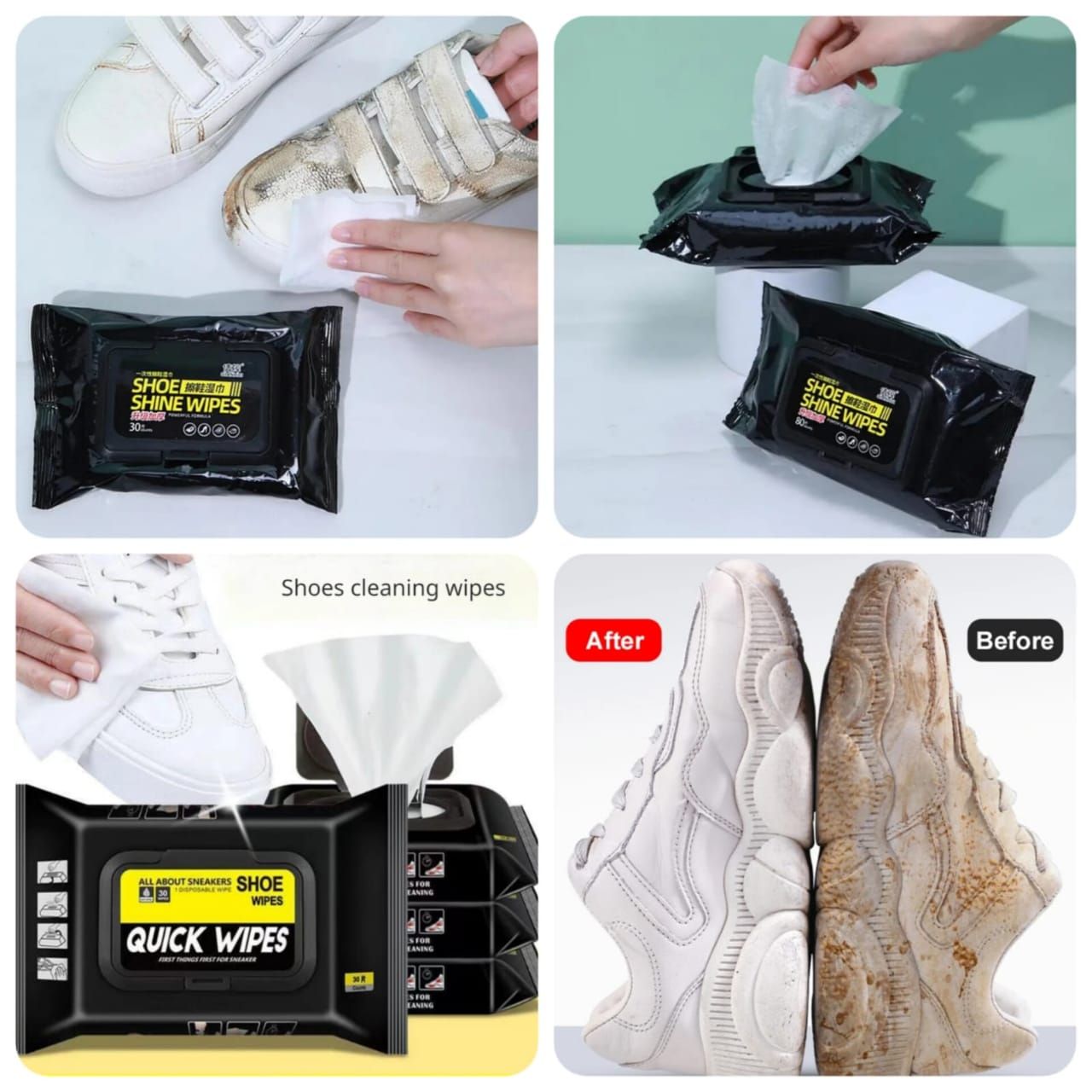 shoe cleaning pads wet wipes remove dirt Deep cleaning Shoe wipes - Oshi.pk - Buy & Sell Online