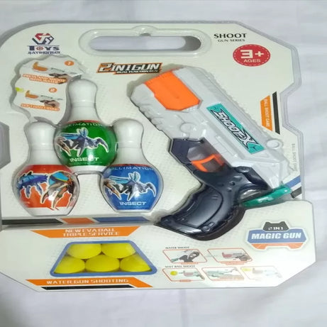 ShootX 2IN1 Gun - Water Shoot + Yellow Ball Shoot - Shooting Sports - Oshi.pk - Buy & Sell Online