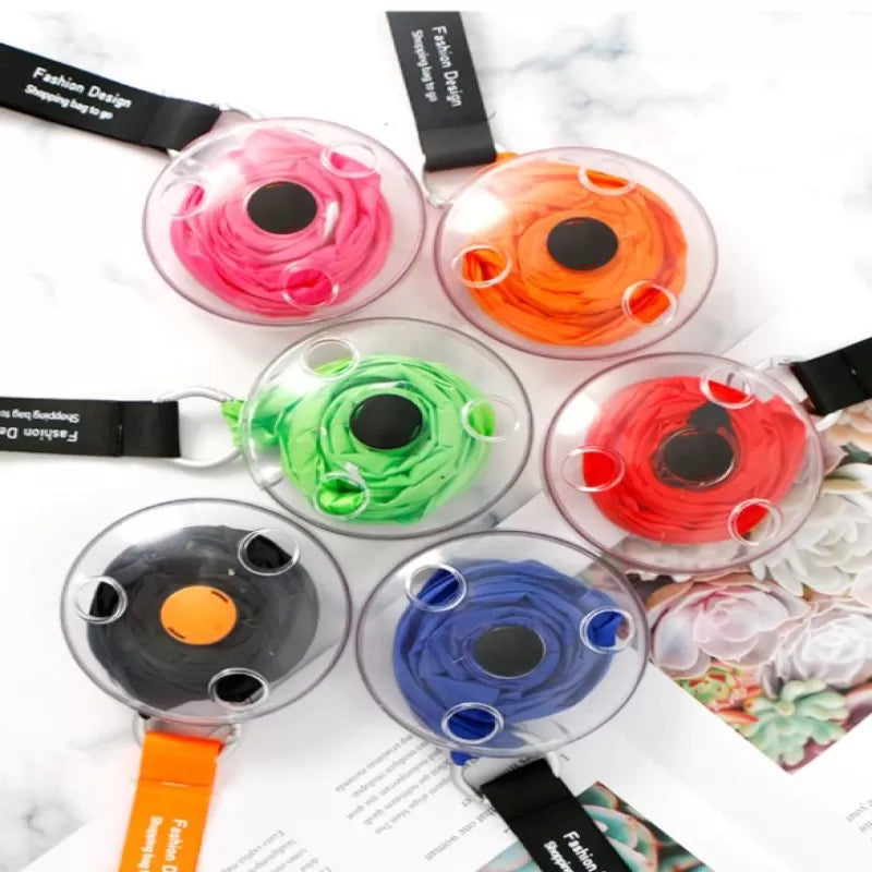 Shopping Bag Roll Up Reusable Shopping Bag Foldable Roll Portable Large Capacity-Shopping Bag Travel Totes And Grocery Storage Shopping Bag Eco Frie - Oshi.pk - Buy & Sell Online