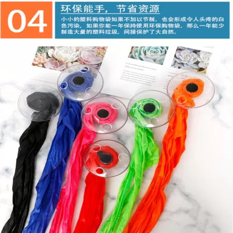 Shopping Bag Roll Up Reusable Shopping Bag Foldable Roll Portable Large Capacity Shopping Bag Grocery Storage Shopping Bag Random Color - Oshi.pk - Buy & Sell Online