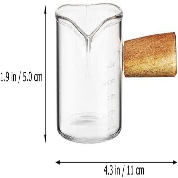 Shrink Coffee Cup Milk Glass Espresso Shot Cup Dispenser Syrup Pitcher Glass - Oshi.pk - Buy & Sell Online