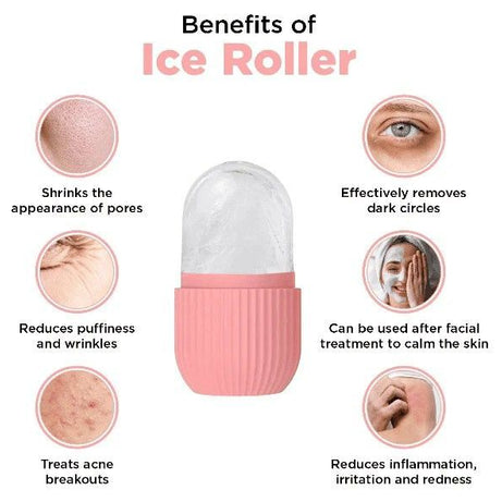 Silicon Ice Cube Face Roller