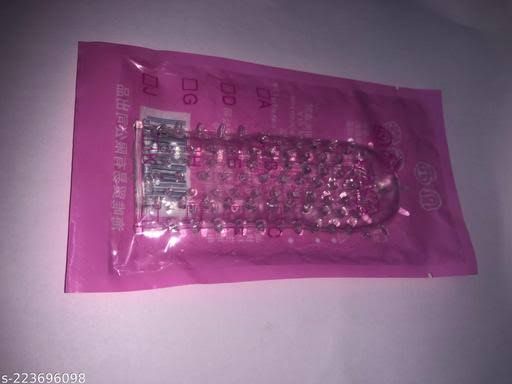 Silicon Timing Reusable Crystal Dotted Condom 1s - Oshi.pk - Buy & Sell Online