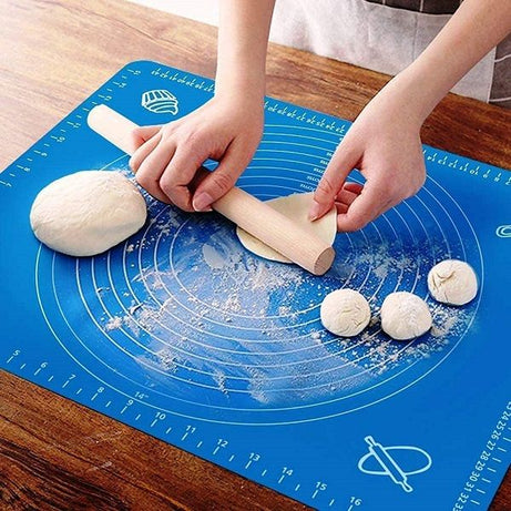 Silicone Baking Roti Mat Non-Stick Fondant Rolling Mat Stretchable - Oshi.pk - Buy & Sell Online