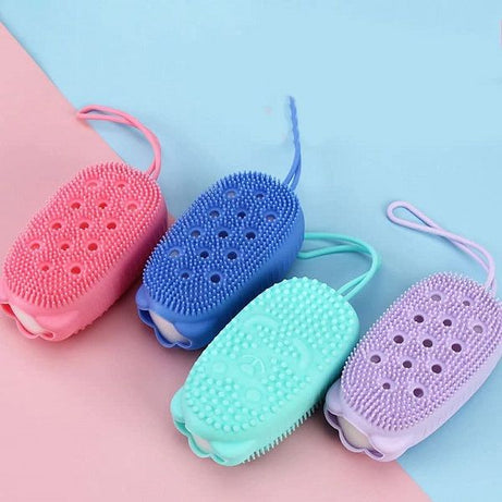 Silicone Bath Body Brush Body Scrubber Sponge - Oshi.pk - Buy & Sell Online