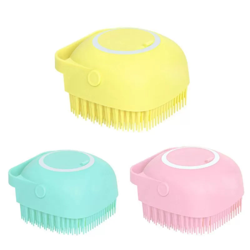 Silicone Bath Brushes. Body Scrubber with Soap Dispenser for Shower, by jf shopping hub - Oshi.pk - Buy & Sell Online