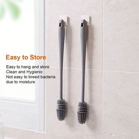 Silicone Bottle Cleaning Brush With Long Handle Kitchen Cleaning Tool For Baby Feeder Bottle Wash Baby Feeder Cleaning Brush - Oshi.pk - Buy & Sell Online