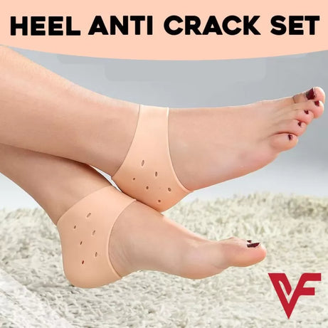 Silicone Gel Heel Pad Socks for Pain Relief and anti crack - Oshi.pk - Buy & Sell Online