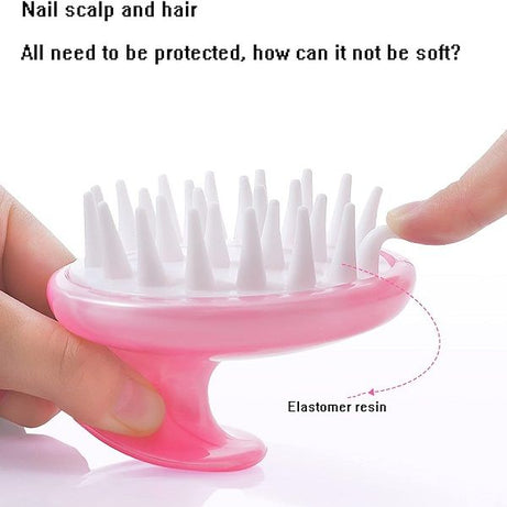 Silicone Hair Comb Bath Brush Massage Cleaning