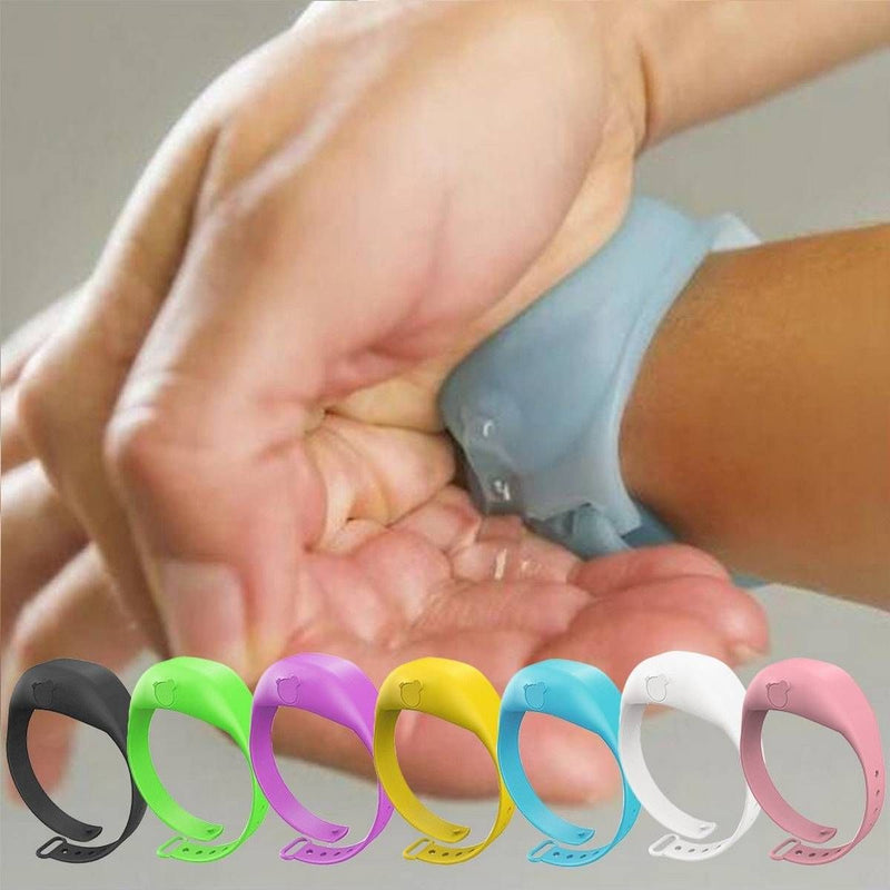 Silicone Hand Sanitize Wrist Band Bracelet Hand Wash Dispenser for Men Women Unisex - Oshi.pk - Buy & Sell Online