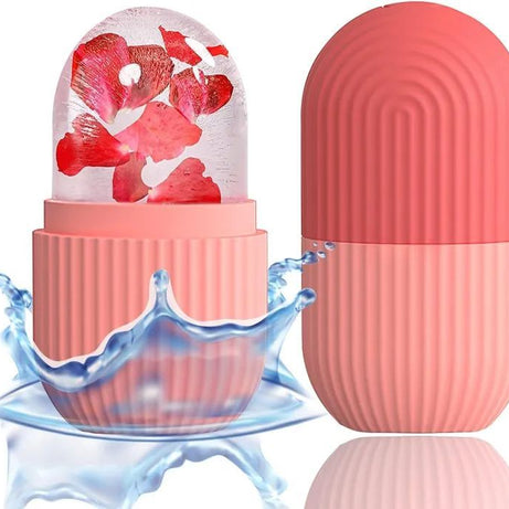 Silicone Ice Cube Roller Massager For Face Eyes And Neck Naturally Conditioning And Skin Care De Puff Eye Bags Reduce Migraine Pain Reusable Massage - Oshi.pk - Buy & Sell Online