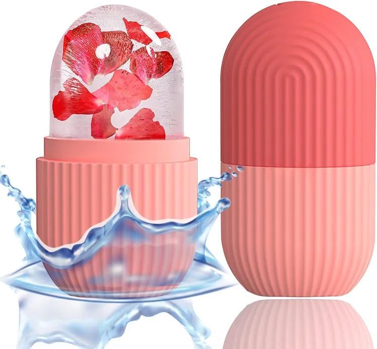 Silicone Ice Cube Roller Massager For Face Eyes And Neck Naturally Conditioning And Skin Care De Puff Eye Bags Reduce Migraine Pain Reusable Massage - Oshi.pk - Buy & Sell Online