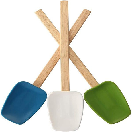 Silicone Spatula Heat Resistant with Wood Handle - Oshi.pk - Buy & Sell Online