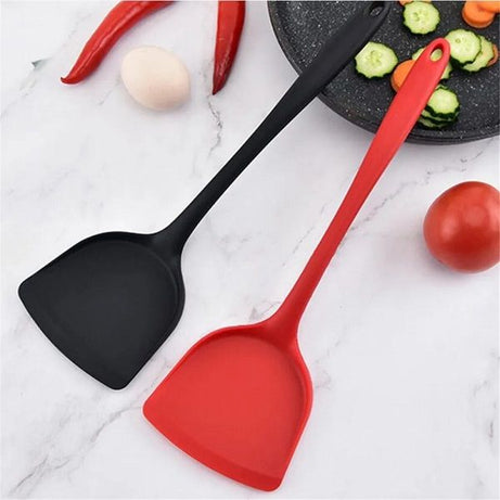Silicone Spatula Turner Scraper Wide Non-stick - Oshi.pk - Buy & Sell Online