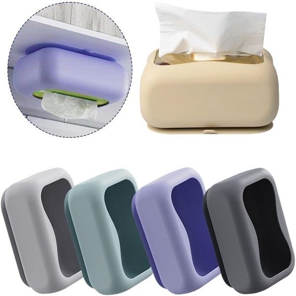 Silicone Suction Cup Rectangle Tissue Box - Oshi.pk - Buy & Sell Online