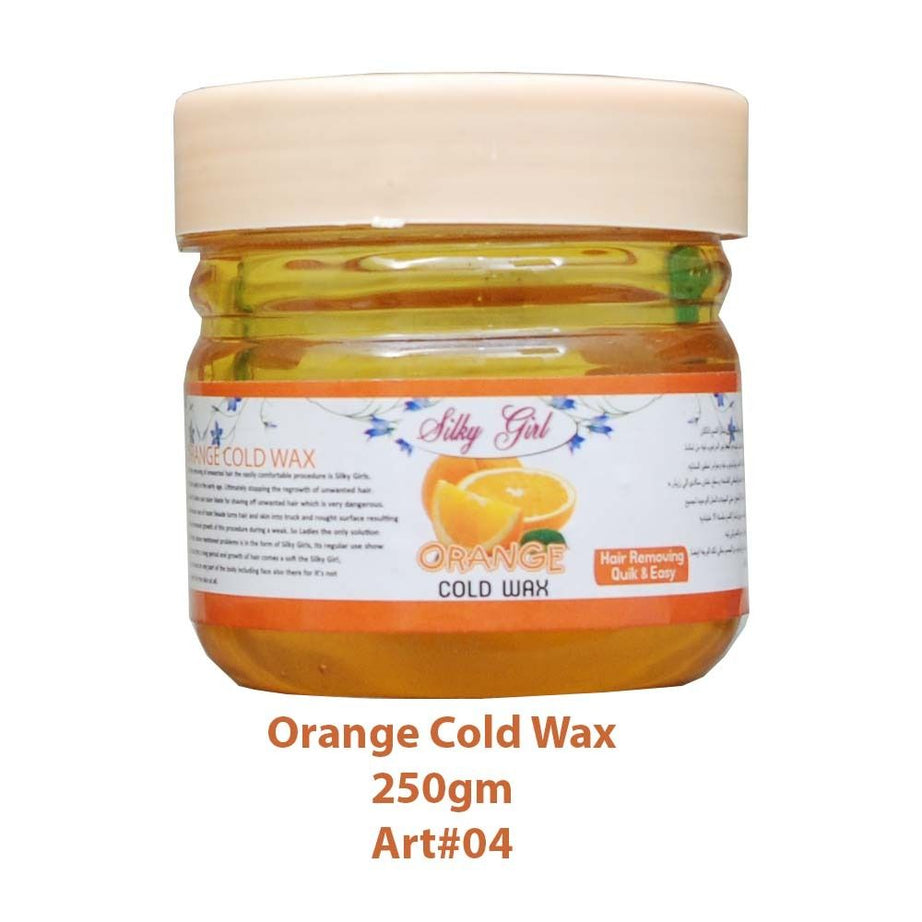 SILKY GIRL COLD WAX ORANGE 250GM