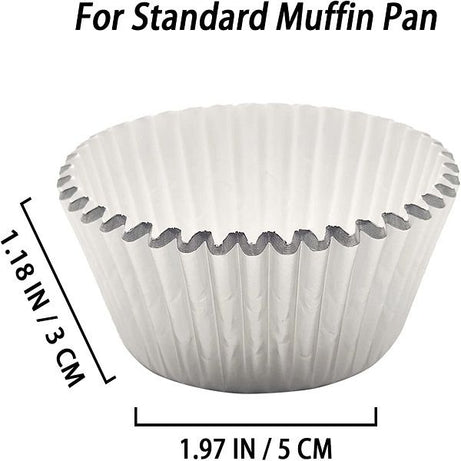 Silver Cupcake Liners 100pcs Muffin Foil Baking Cups - Oshi.pk - Buy & Sell Online